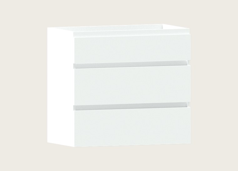 Mueble de ba&ntilde;o Nori One, tres cajones