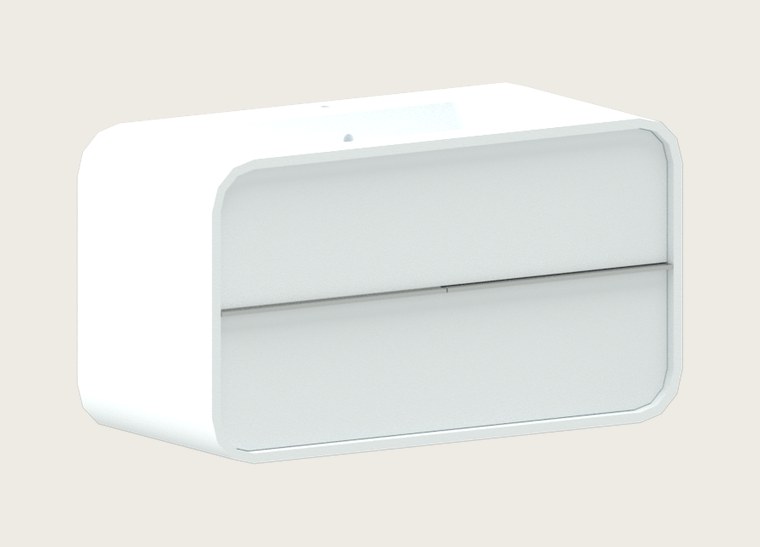 Mueble de ba&ntilde;o Nori Two, frente curvo